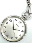 vintage seiko 36mm Men Quartz Pocket Watch New Battery working 7N01-0020 f2551