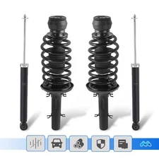 4X Front & Rear Strut Shock Absorbers Assembly For Volkswagen Beetle Golf Jetta