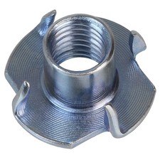 250 Einschlagmuttern Verzinkt M 10 x 13 mm Einschlaggewinde f&uuml;r Klettergriffe
