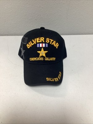 U.S. Warriors SILVER STAR MEDAL BASEBALL CAP/HAT jm223266
