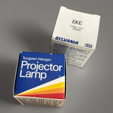 Lot of 2 Sylvania EKE Tungsten Halogen Projector Lamp Bulb 21V 150W GX5.3 New