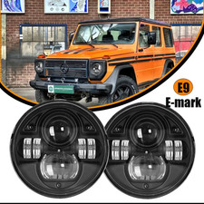 7 Zoll LED Scheinwerfer Für Benz G-Klasse W461 W460 Jeep Wrangler Ⅲ JK mit E-9