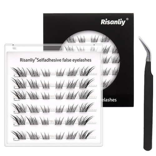 36pcs Self‑Adhesive Lash Clusters – 10–16mm Fox Look
