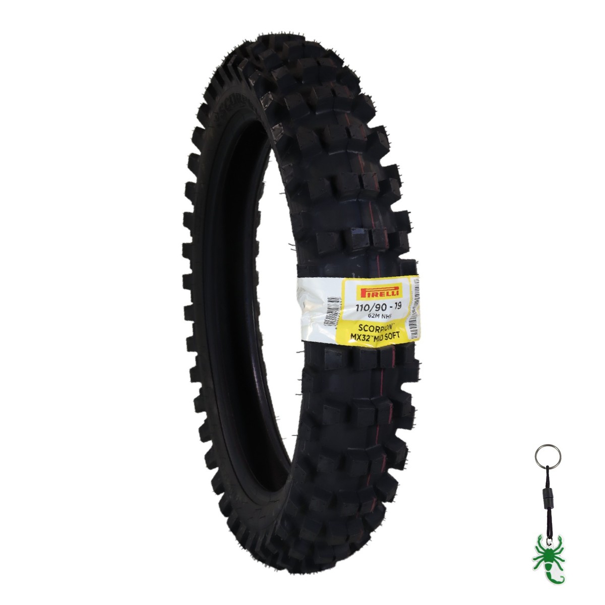 Pirelli Scorpion MX 32 Mid Soft 110/90-19 Rear Dirt Bike