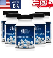 pack of 5 ORTHO BIOTIC 60 CAPSULES  Digestive...