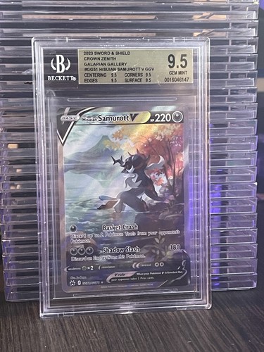 Hisuian Samurott V graded BGS 9.5 for sale on eBay