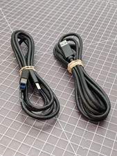 Lot of 2 USB 3.0 SS Type A Male to B Male Cable Cord Printer Scanner 2M Long