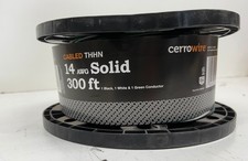 Cerrowire 300 ft. 14 Gauge Black /White /Green Solid Copper THHN Wire
