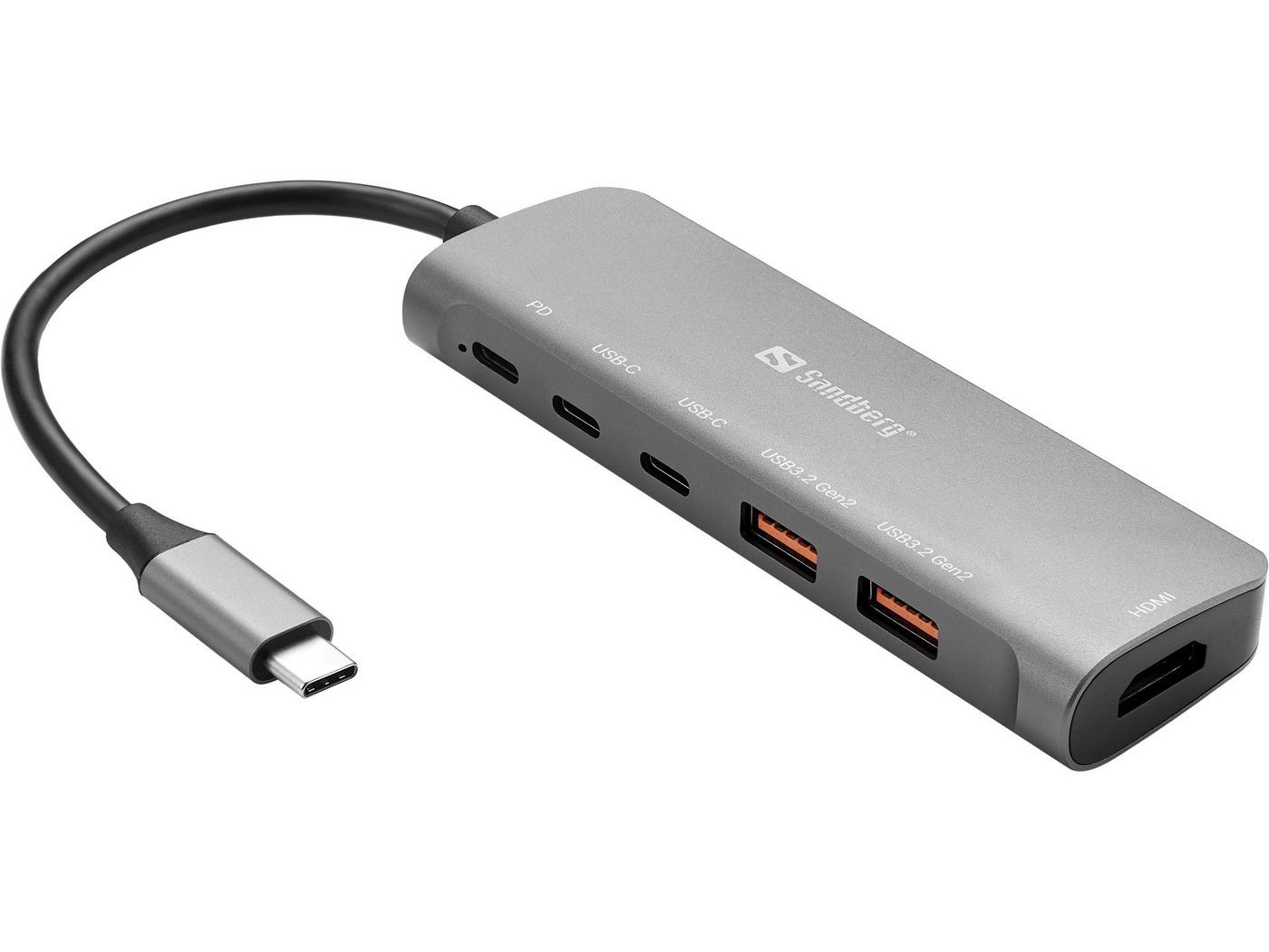 Sandberg Usb-C Dock Hdmi + 2Xusb-A + 2Xusb-C + Pd100w - Image 2