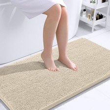 OLANLY Bathroom Runner Rugs 44x24, Extra Soft Absorbent 44" X 24", Sand