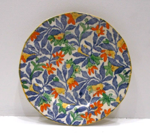 Barker Bros Fantasy Bright Floral Chintz Plate Salad Dessert Cottage 7"