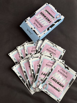 J Mask Nourishing Milk Face Mask - Moisturizing and Brightening - 1box x 10pcs