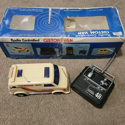 #ad Vintage Sears Taiyo Remote Control Custom Thunder Van UNTESTED RC $49.99