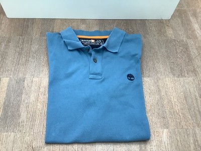 Timberland Herren Polo Shirt Gr. L  regular fit blau