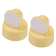 Medela Spare Valves and Membranes, 2 Sets, 2 Count Pack of 1 , Yellow,white