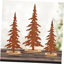 Christmas Table Decorations,Set of 3s,Primitive Rusti Farmhouse Christmas Tree