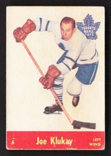1955-56 Parkhurst Joe Klukay #6 Toronto Maple Leafs VG TV12143