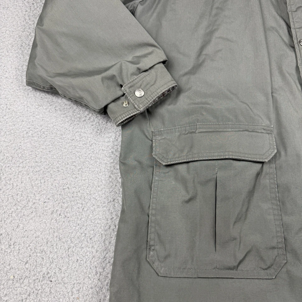 Vintage Ll Bean Jacket Mens Extra Large Wool Lined Parka Barn Chore Coat - Image 4 of 4