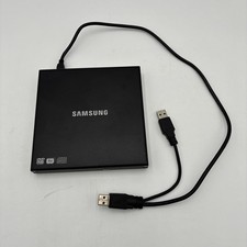 Samsung SE-S084 Super WriteMaster Slim External DVD Writer USB Black  Cable