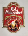 Vintage Old Milwaukee Beer Sign Bar Wall Decor Metal Tin