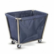 Laundry Cart with Wheels Mobile Hotel Laundry Cart Large-Capacity for Corridors