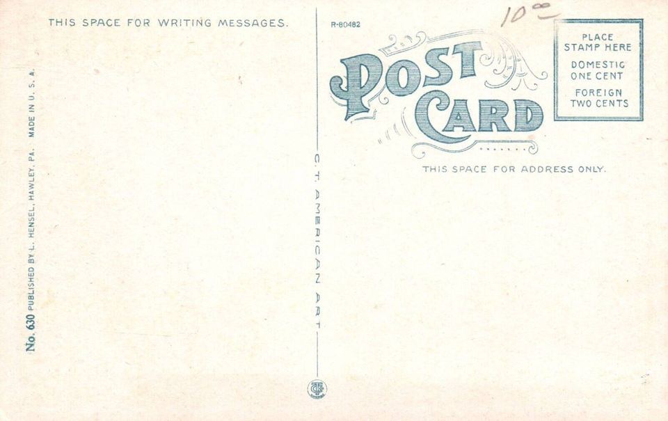 Railroad Depot Honesdale Pa. Vintage Postcard eBay