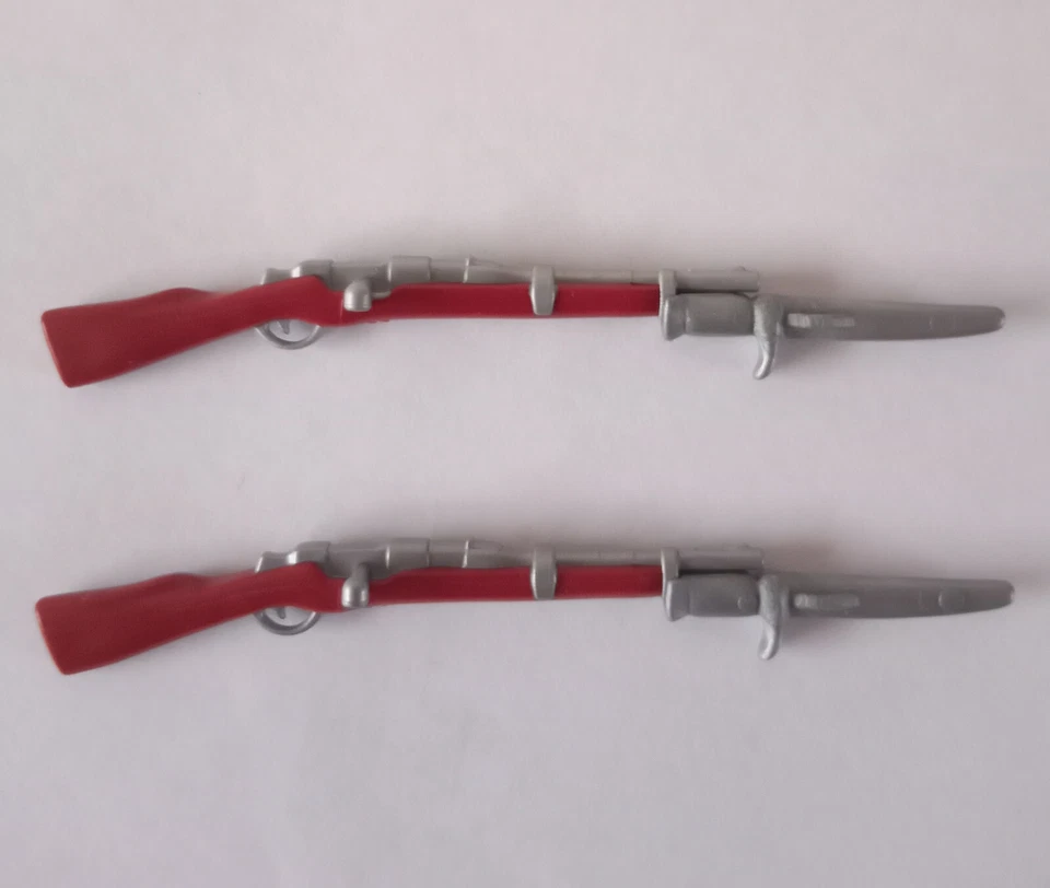 Playmobil arme lot de 2 fusils à verrou plus baïonnettes - Photo 1/1