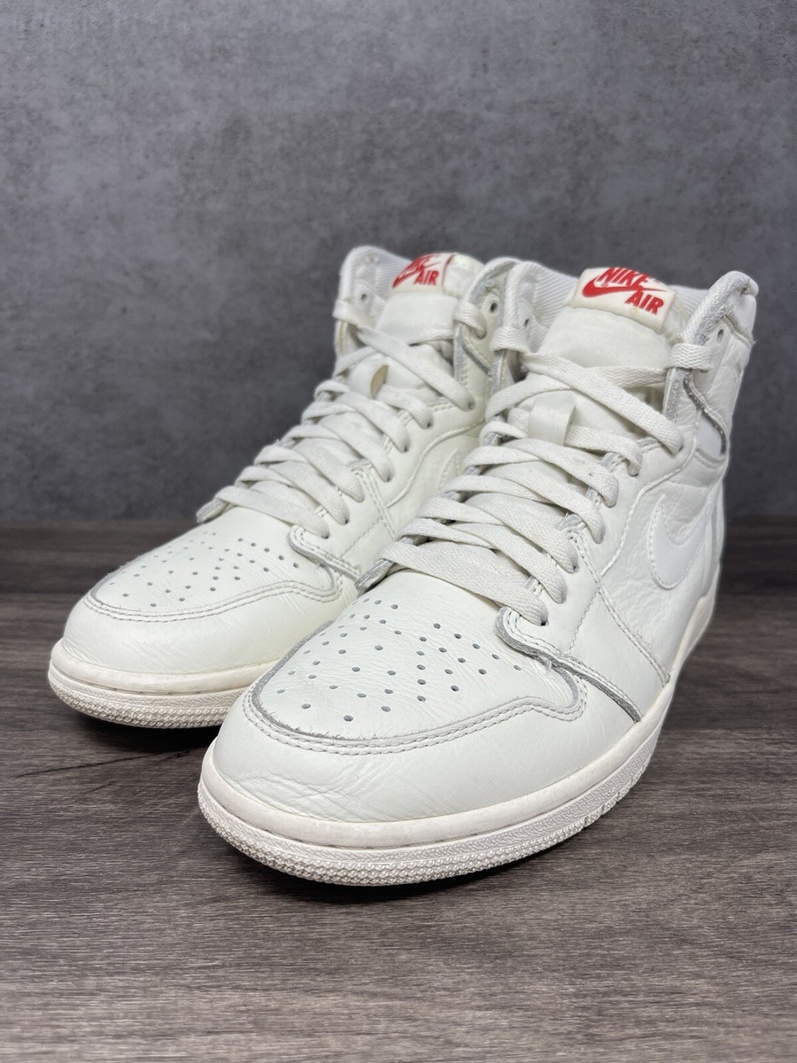 Size 8 - Air Jordan 1 Retro OG High Sail for sale online | eBay