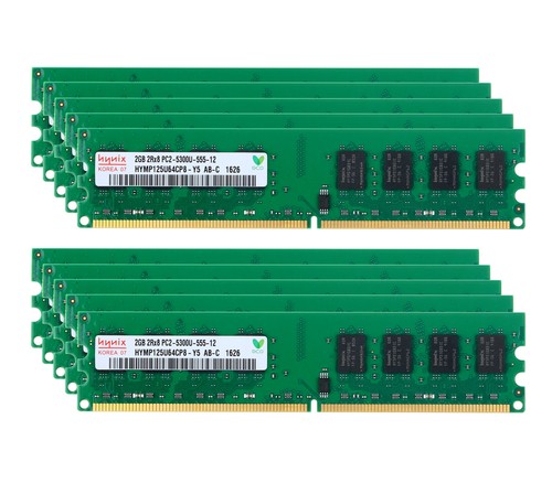 Hynix 4GB 2GB 1GB DDR2 DDR3 5300 6400 667 1600 Mhz DIMM RAM Desktop Memory Lot - Picture 16 of 34