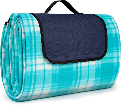 Coperta Picnic Impermeabile 200X200 Cm, Telo Picnic Impermeabile, Con Maniglia, - Foto 9 di 12