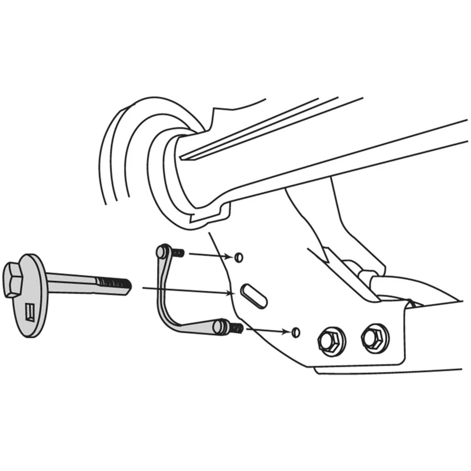 Kit de pernos de leva inclinada de alineación delantera Ford Expedition Navigator 2002-2006 Foto 3 de 3