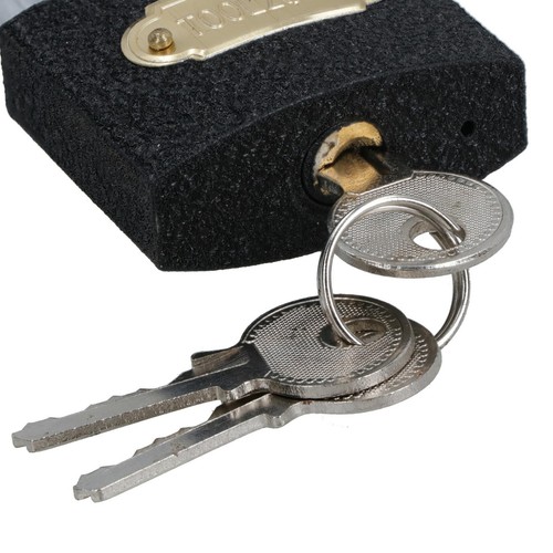 Candado de hierro fundido de 50 mm con grillete endurecido candados cerradura de puerta de cobertizo - Imagen 6 de 6