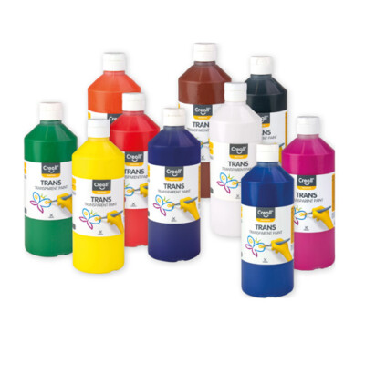 (15,96  /l) Creall Trans 500 ml - transparente Farbe, Fensterfarbe, Malfarbe