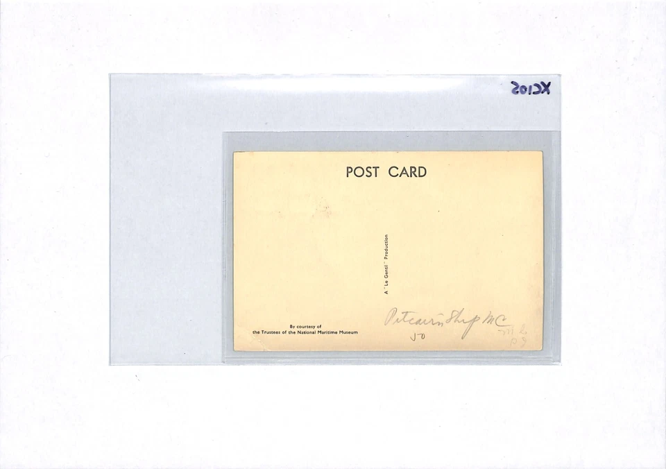 PITCAIRN ISLAND KGVI 2d HMS BOUNTY Postcard View-Side 1955 SHIPS Maxi-Card XC105 - Image 4 of 4