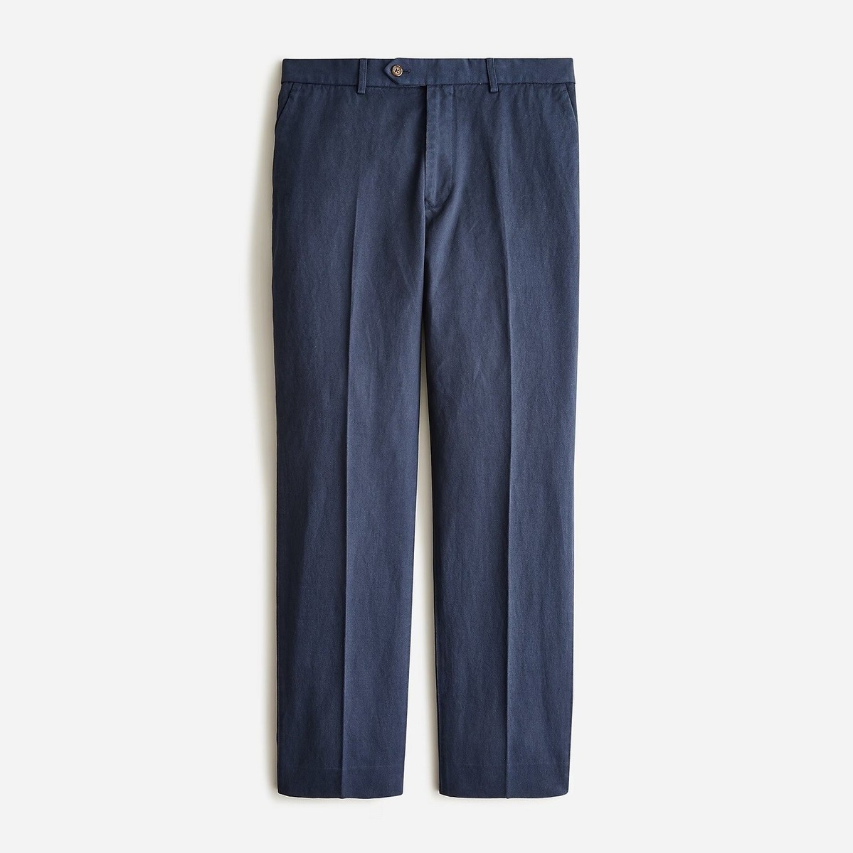 J.CREW 100%リネン スラックス 34×30 ネイビー J.CREW pants navy blue cotton linen chino suit casual lightweight