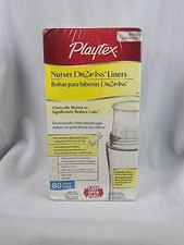 Playtex Nurser Drop-ins Baby Bottle Liners 8-10 oz 80 Count