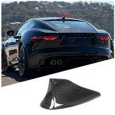 For Jaguar F-TYPE 2013+ Real Carbon Fiber Shark Fin Antenna Cover Trim