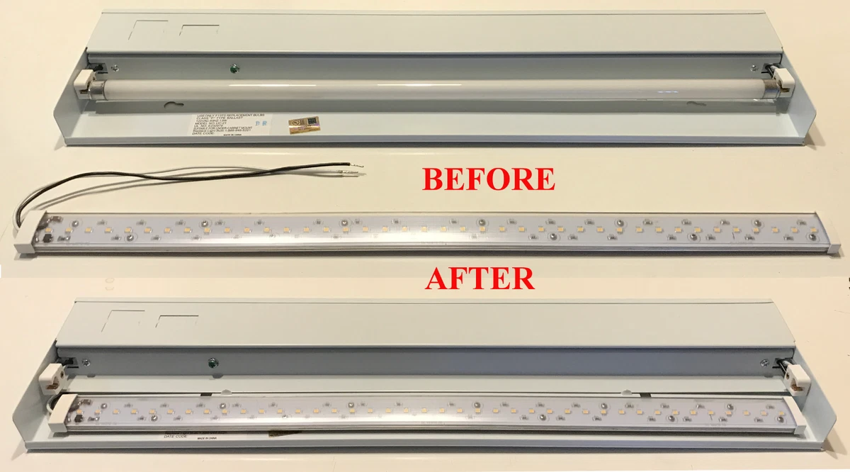 LED Replacement Bar for Under Cabinet Fluorescent Lamp F8T5CW and