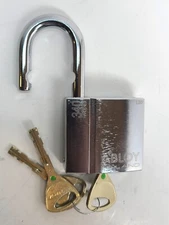 Abloy 340 Padlock Hardened Steel Body Same size as "ENFORCER 341"  lock  -3 keys
