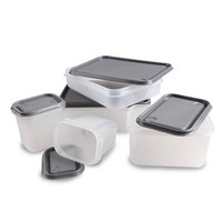 Praktisches Frischhaltedosen Set 5Er – Bpa-Frei, Stapelbar, FüR KüHlschrank