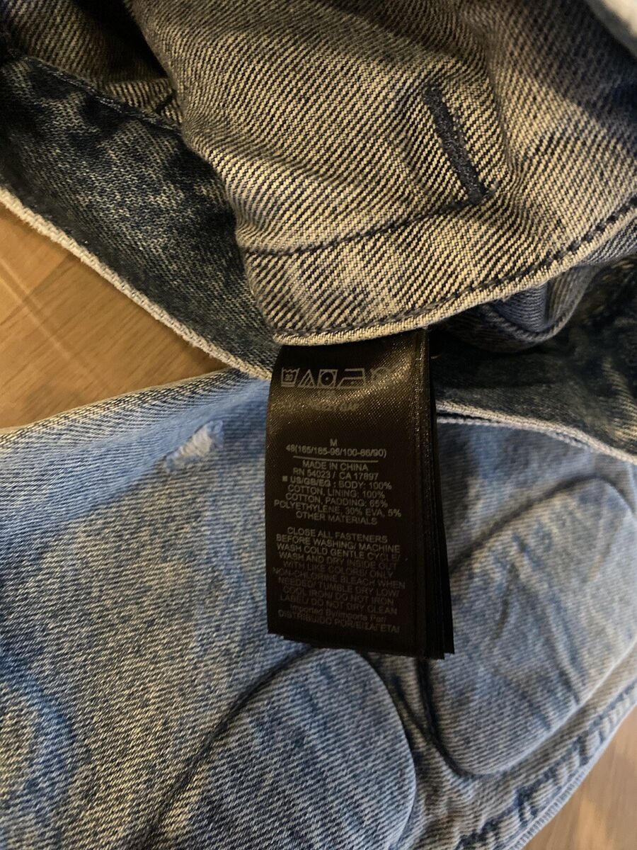 Yeezy Gap Engineered By Balenciaga Padded Denim Jacket Men's Yeezy Gap Engineered By Balenciaga Padded Denim Jacket Men's