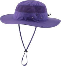 Wide Brim Sun Hat for Men Breathable Cowboy Boonie Hat UPF 50 Sun Protection
