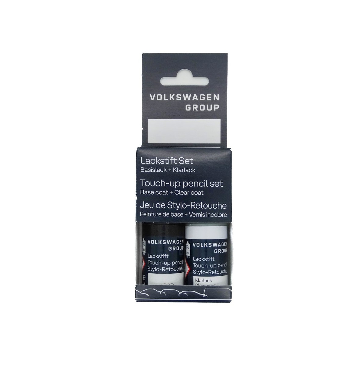 ORIGINAL VW AUDI Lackspray Set LR7L Silver Leaf Metallic Lack