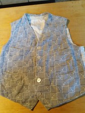 Herren Weste ca. 1930/1940 historische Kleidung historical vest clothes WWII
