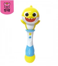 Pinkfong Baby Shark Automatic LED Melody Bubble Stick Includes 3 songs Genuine