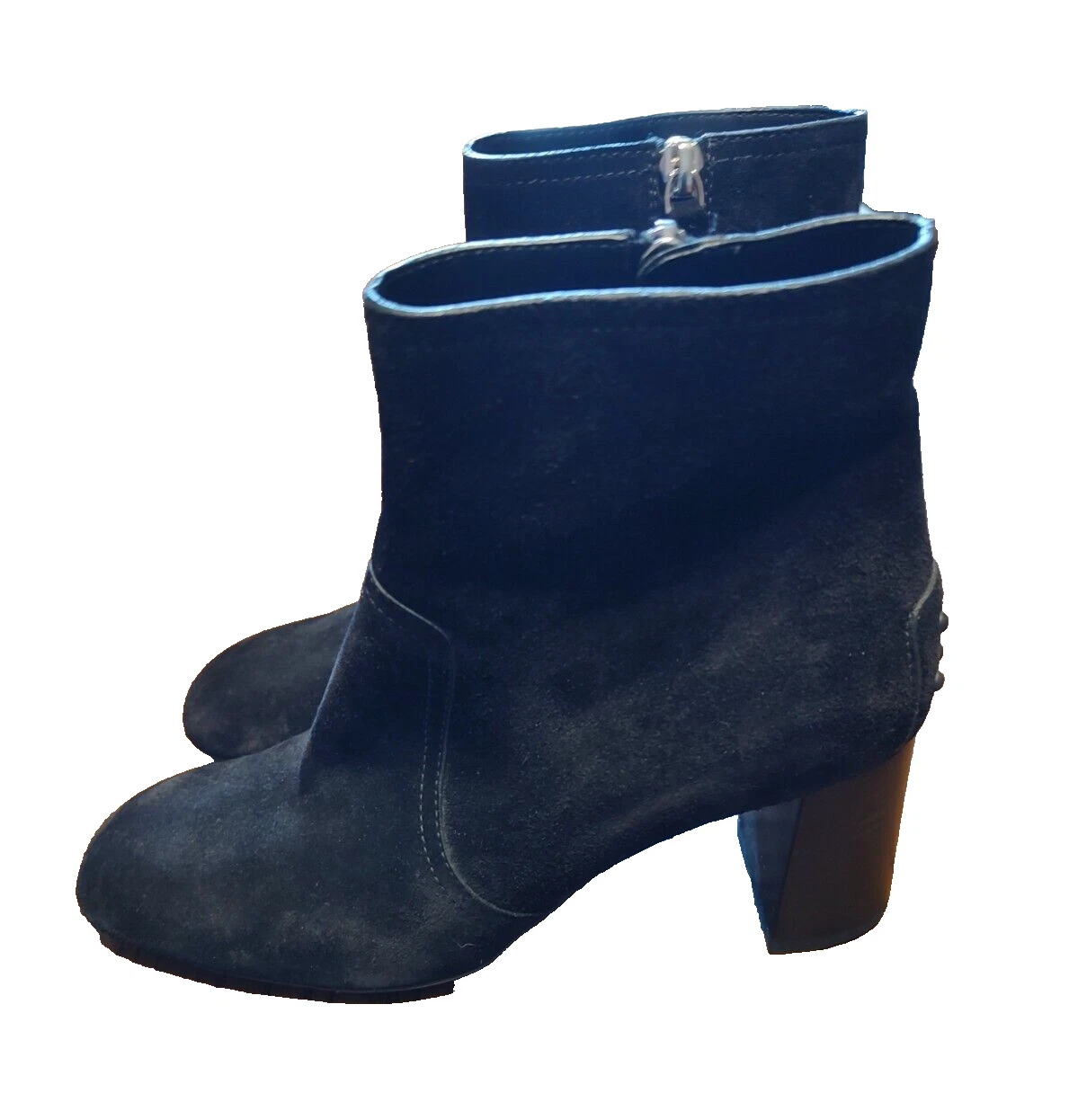 TOD’S Stivaletti TOD's neri scamosciati tacco medio taglia 37