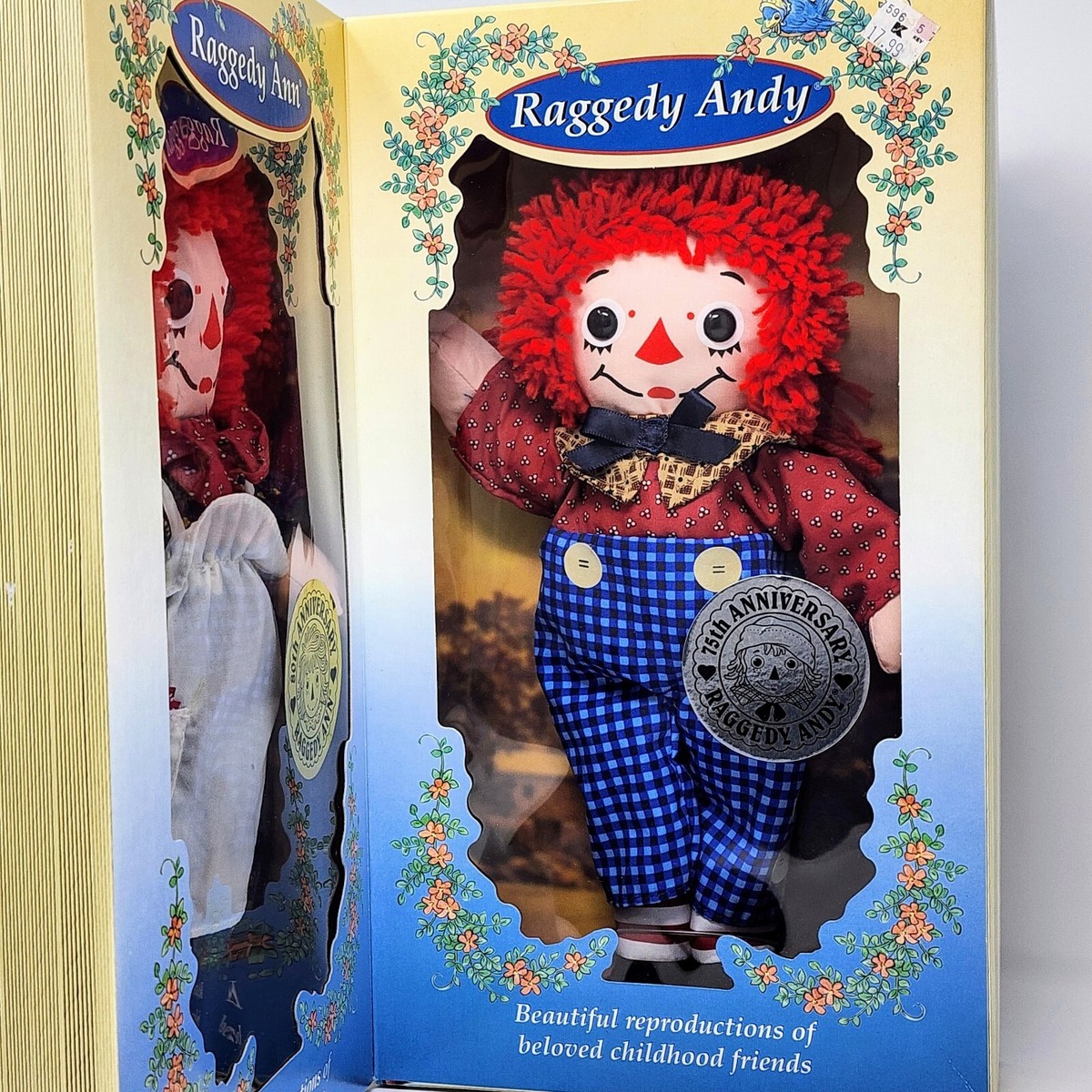 Raggedy Ann Andy ラガディ アン アンディ Raggedy Ann 80th & Andy 75th Anniversary Dolls by Hasbro