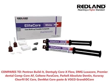 REDLAND Elite-Core Core Build up Flowable Composite 2x10gm Syringes EXP:2024-10