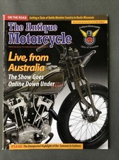 Antique Motorcycle AMCA Magazine 2020 Nov/Dec Vol 59 No 6 '29 Harley Hillclimber