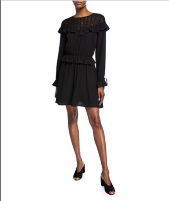 moon river drop waist dress Moon River Floral Mini Dress S